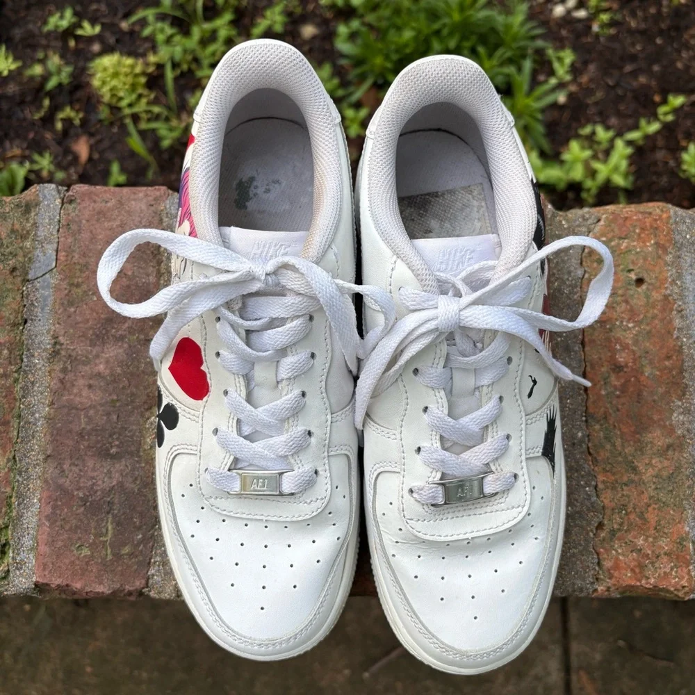 Custom painted Hunter x Hunter Air Force 1 shoes size 6 Free Shipping